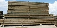 Large pressure treated timbers