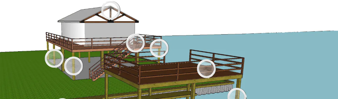 Marine and shoreline construction infographic