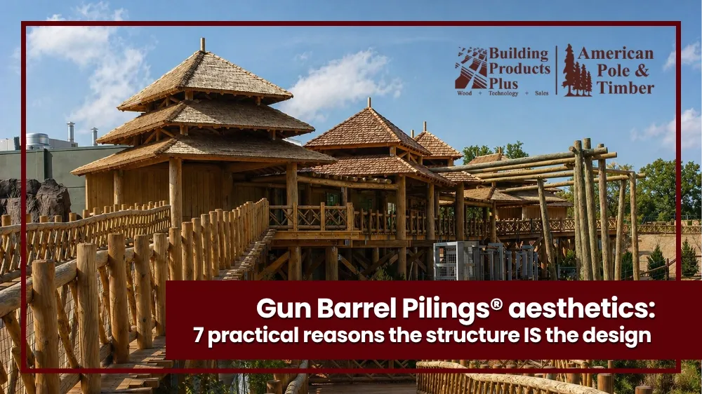 gun barrel pilings® aesthetics: 7 practical reasons the structure is the design