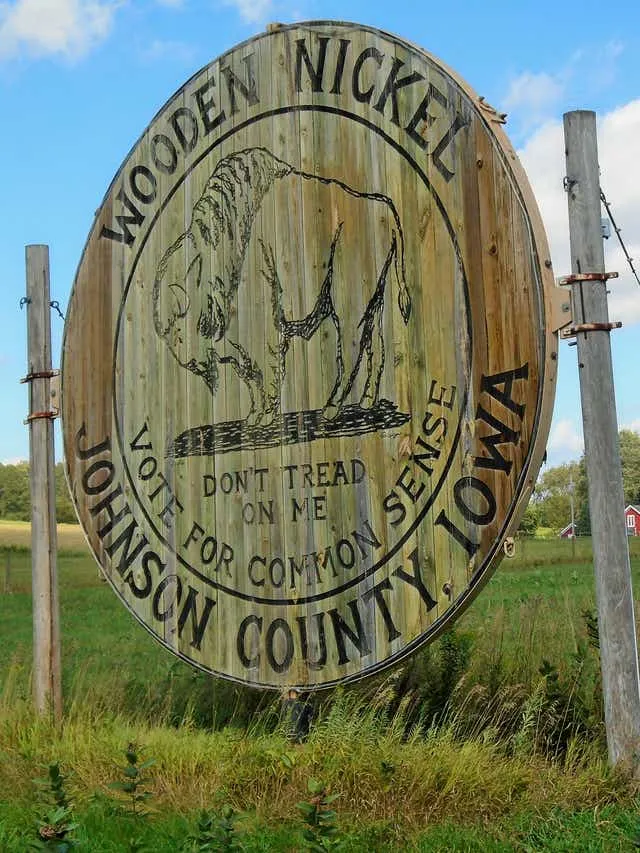 largest wooden nickels