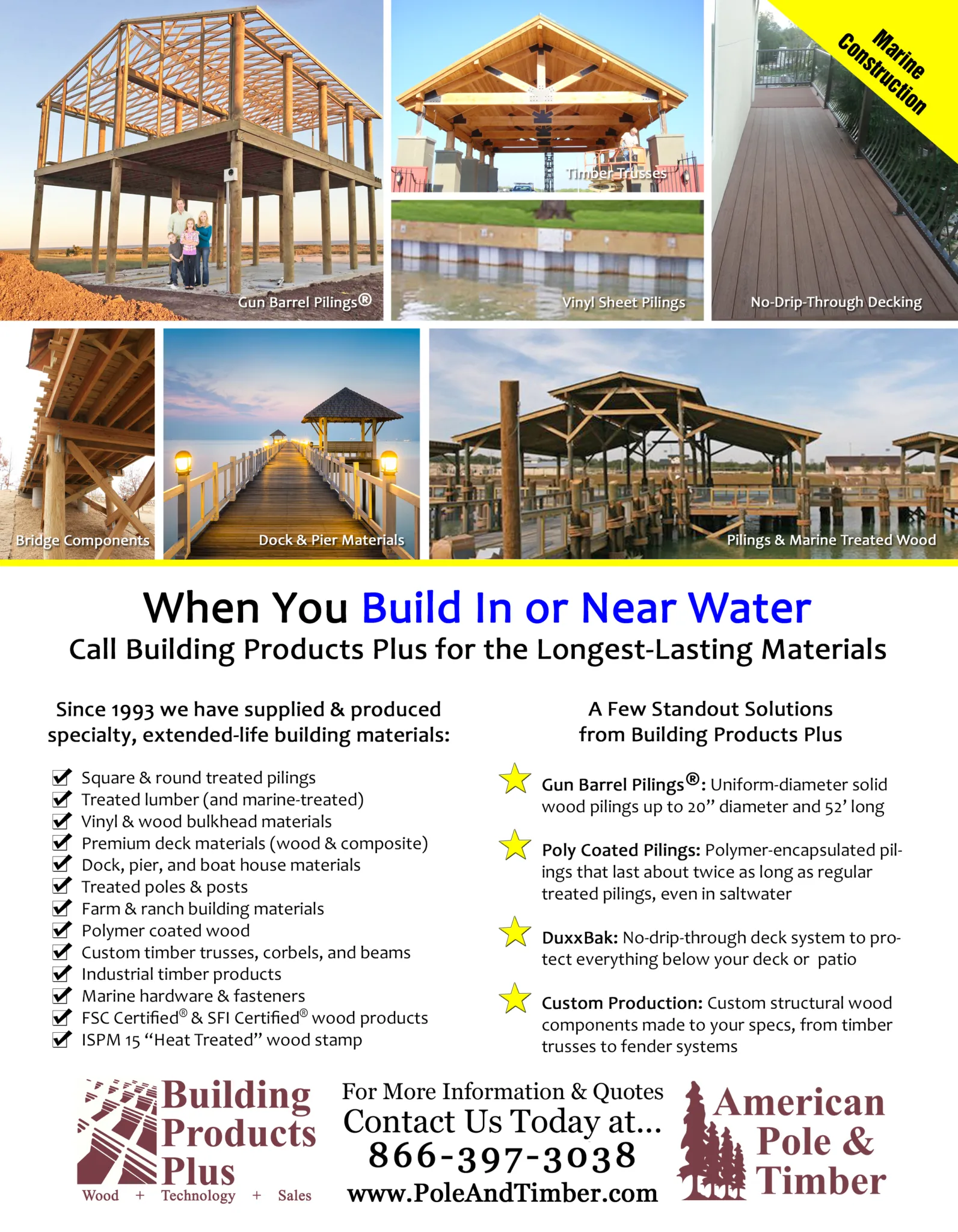 Marine & Shoreline Construction Flyer