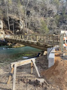 65 foot Gun Barrel Pilings bolted to steel I beams