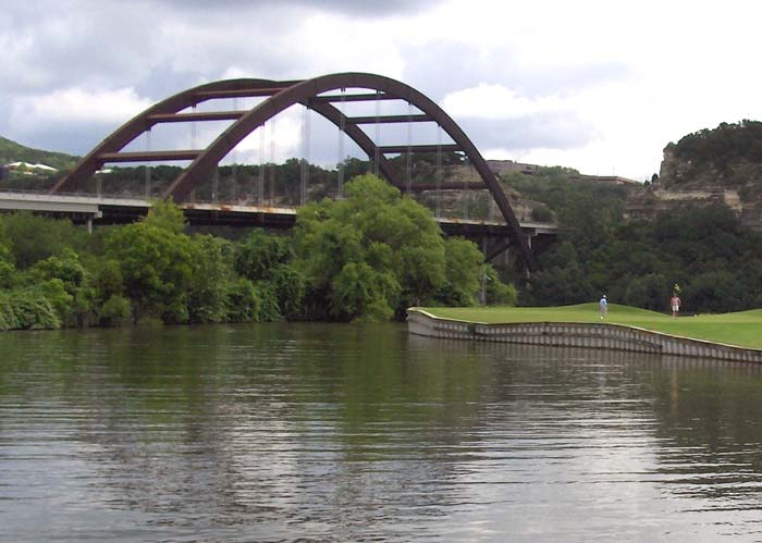 Austin 360 Bridge Golf course vinyl wall BIG