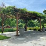 Gun Barrel Pilings Western Cedar Pergola 2