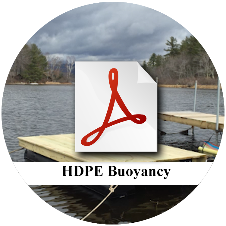 Highland Floating Dock System HDPE Buoyancy