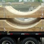 Pressure Vessel Saddles on Truck BIG