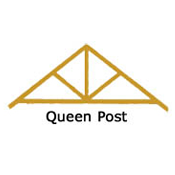 Queen Post Timber Truss