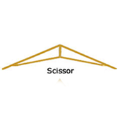 Scissor Timber Truss