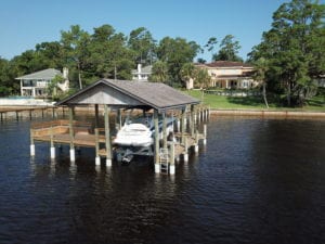 pilings repaired with snapjacket