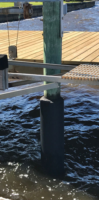 SnapJacket Piling Repair Jacket for Wood Pilings Retrofit