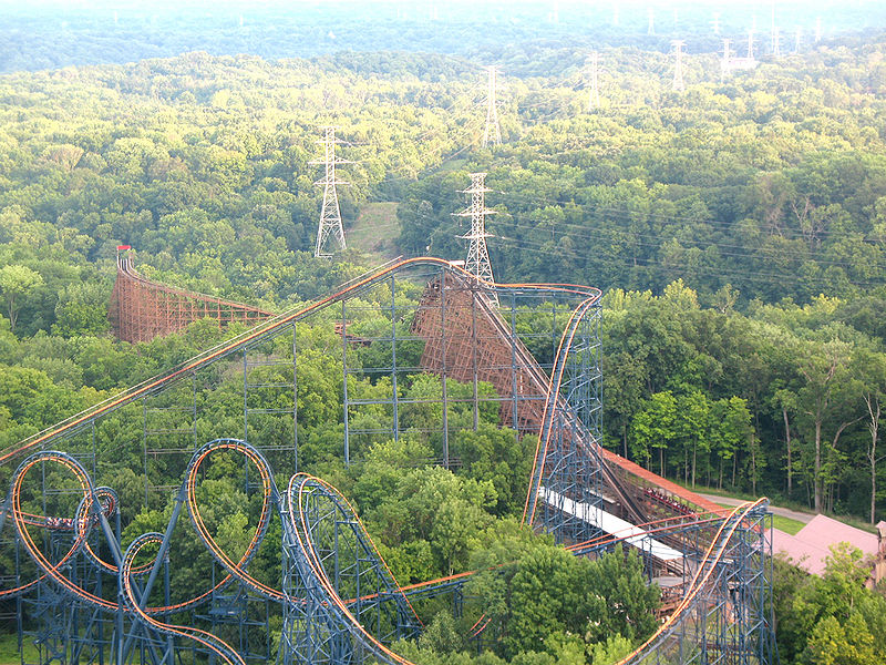 The Beast Longest Wooden Roller Coasters
