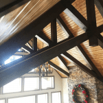 Timber Scissor Truss Interior