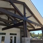 Timber Truss Los Angeles Apartment