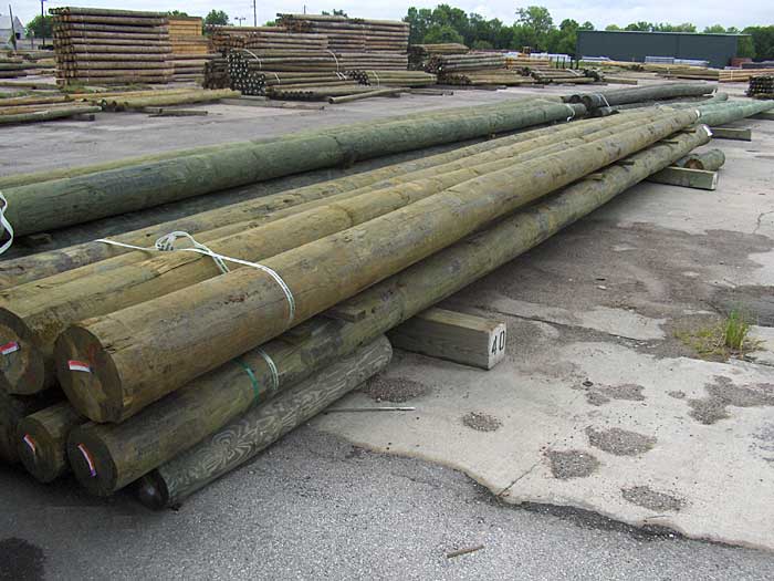 Wood Timber Poles &amp; Pilings Timber Building Products