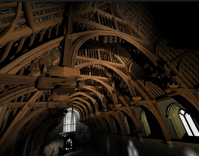 Westminster Hall Hammerbeam Roof