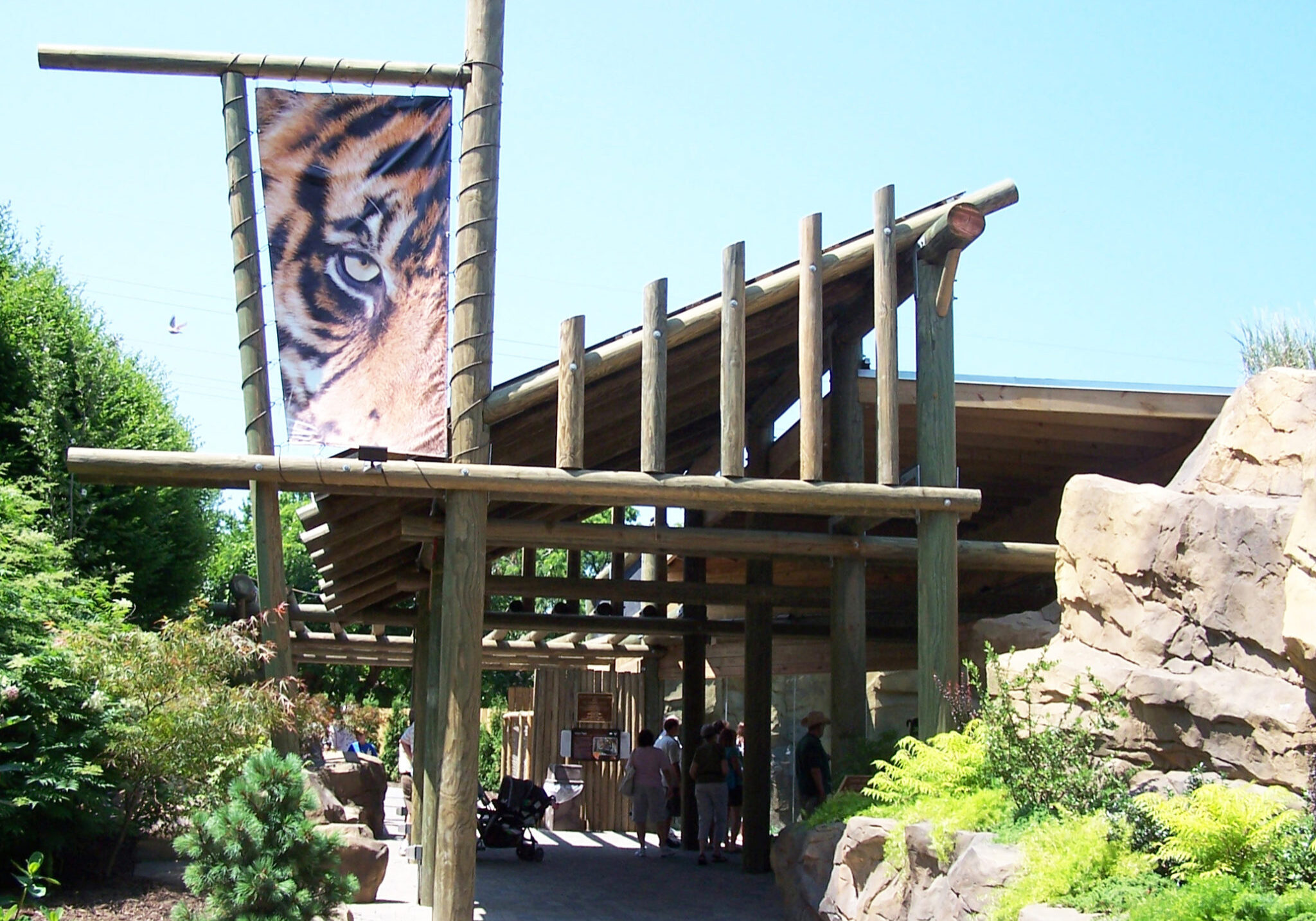 erie zoo gun barrel pilings