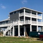 beach home building materials pilings