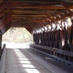 Inside Covered Wood Bridge