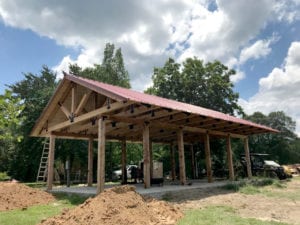 custom cedar timber trusses