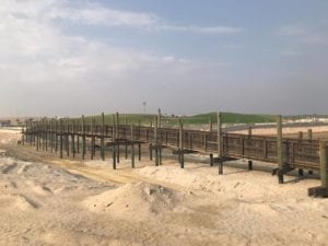 Gun Barrel Pilings KSA Bridge in Saudi Arabia 2