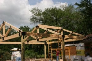 home addition with truss 1