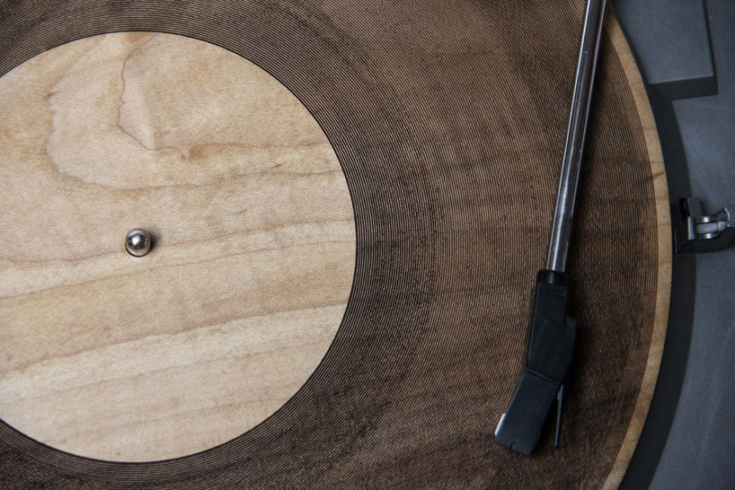 laser cut wooden records amanda ghasaei