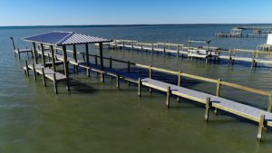 pier and boathouse