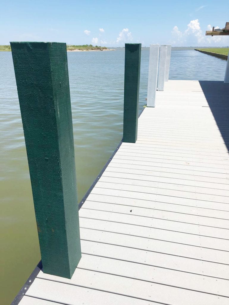 poly coated square pilings 2