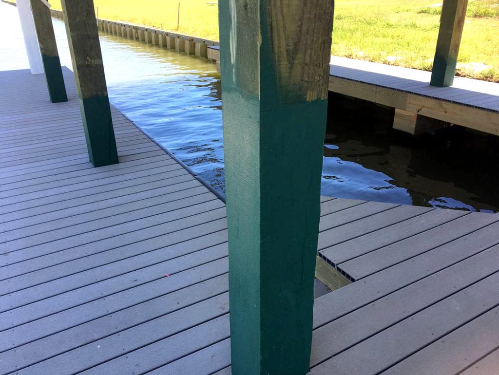 poly coated treated pilings 2
