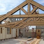 steel trusses with wood BIG