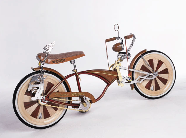 the woodie wooden lowrider bicycle 2