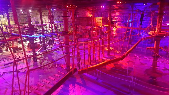 top 10 ropes courses in the world mega cavern mega quest