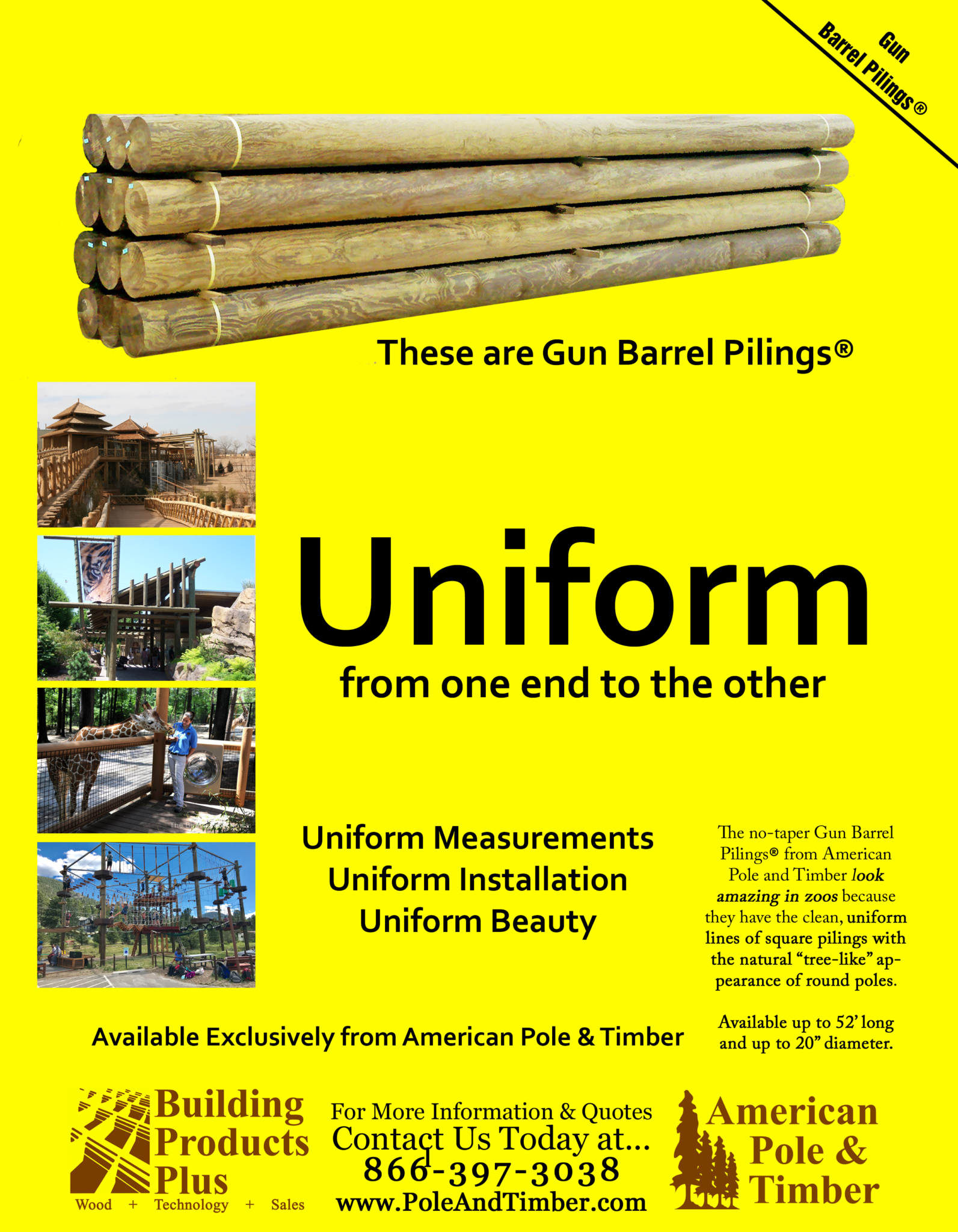 uniform gun barrel pilings 2019