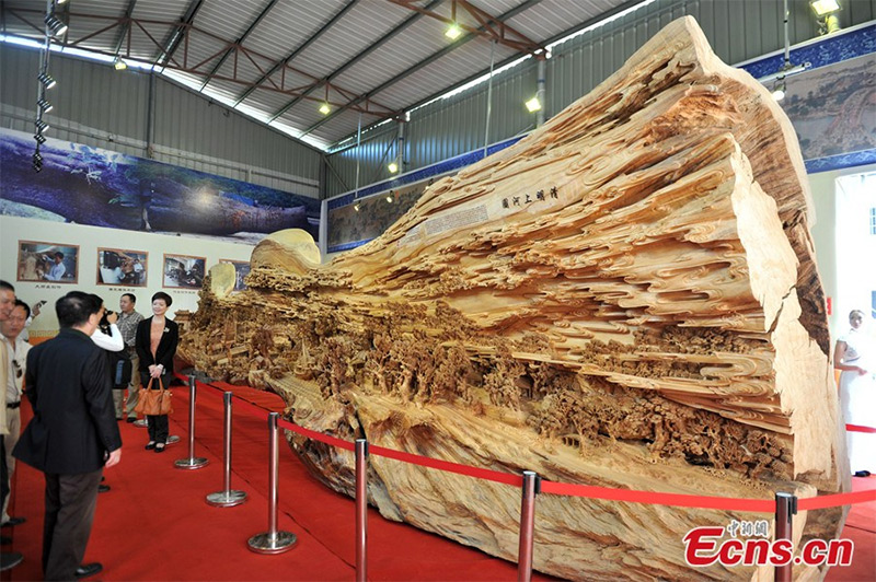 zheng chunhui largest tree sculpture